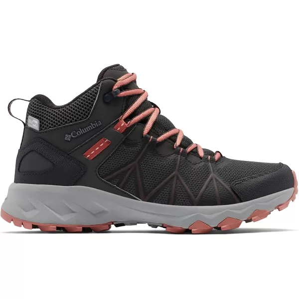 imageColumbia Womens Peakfreak Ii Mid Outdry Hiking ShoeDark GreyDark Coral