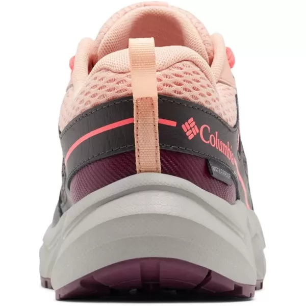 imageColumbia Womens Plateau Waterproof Hiking ShoeDark GreyNeon Sunrise