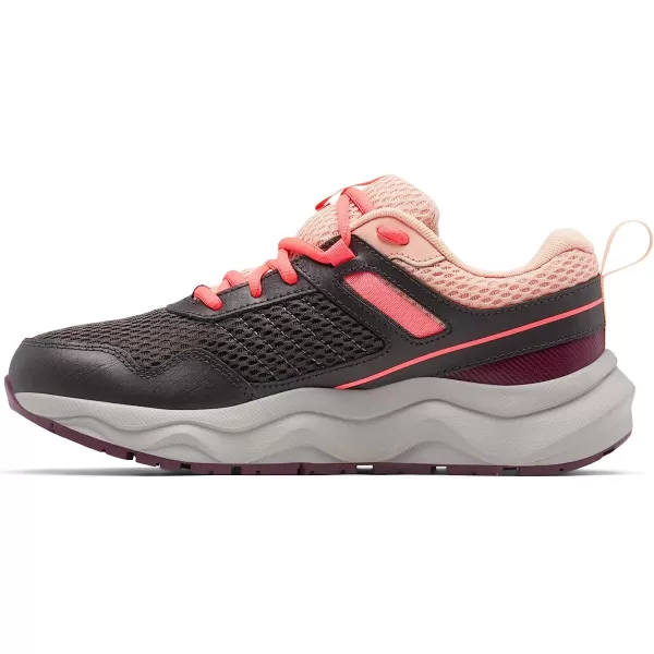 imageColumbia Womens Plateau Waterproof Hiking ShoeDark GreyNeon Sunrise
