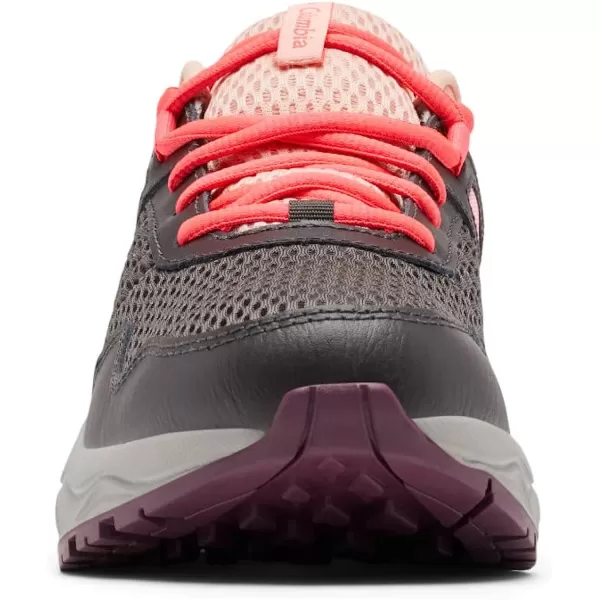 imageColumbia Womens Plateau Waterproof Hiking ShoeDark GreyNeon Sunrise