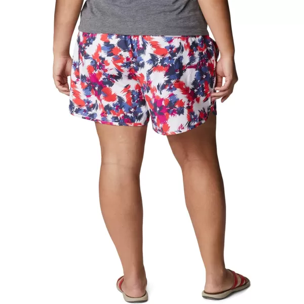 imageColumbia Womens Pleasant Creek Stretch ShortWhite Typhoon Blooms Multi