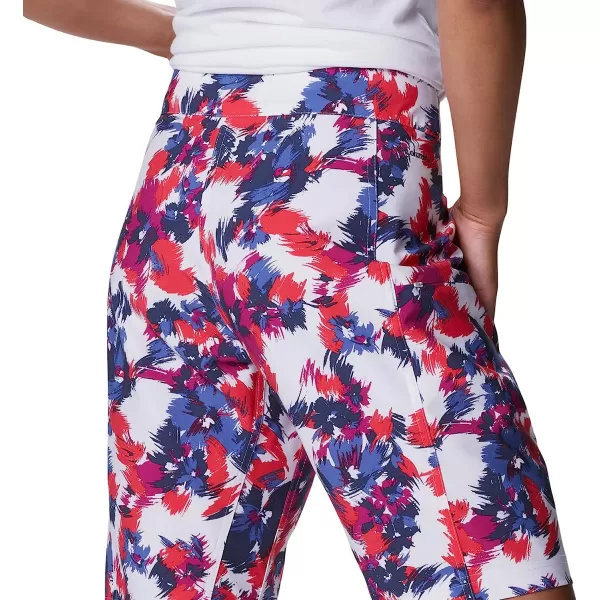 imageColumbia Womens Pleasant Creek Stretch ShortWhite Typhoon Blooms Multi