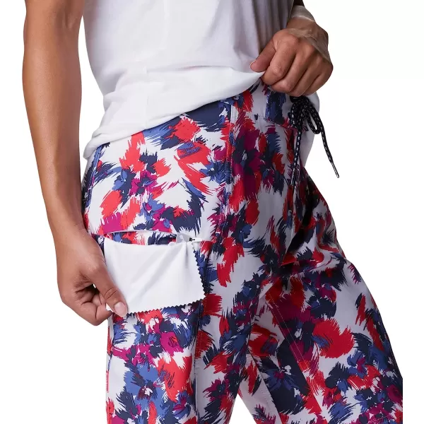 imageColumbia Womens Pleasant Creek Stretch ShortWhite Typhoon Blooms Multi