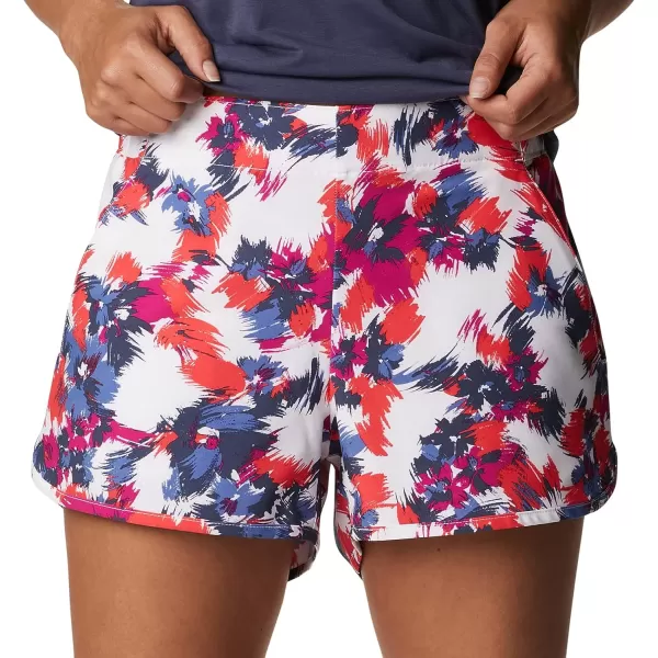 imageColumbia Womens Pleasant Creek Stretch ShortWhite Typhoon Blooms Multi