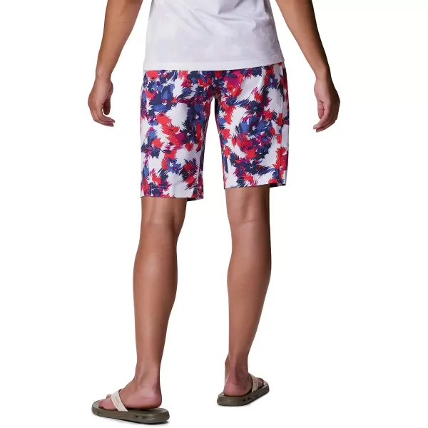 imageColumbia Womens Pleasant Creek Stretch ShortWhite Typhoon Blooms Multi