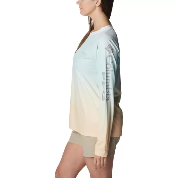 imageColumbia Womens Printed Tidal Deflector Long SleeveCocoa Butter Gradient