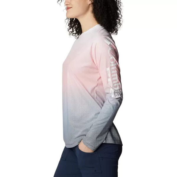 imageColumbia Womens Printed Tidal Deflector Long SleeveCollegiate NavyGradient Fade