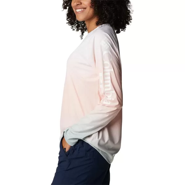 imageColumbia Womens Printed Tidal Deflector Long SleeveCool GreySorbet Gradient