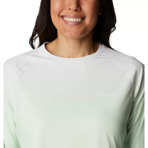 imageColumbia Womens Printed Tidal Deflector Long SleeveDeep MarineGradient Fade