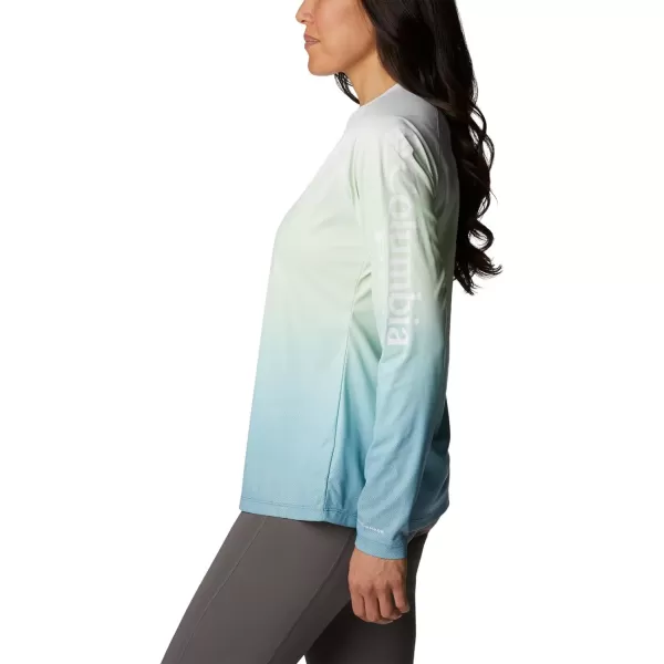 imageColumbia Womens Printed Tidal Deflector Long SleeveDeep MarineGradient Fade