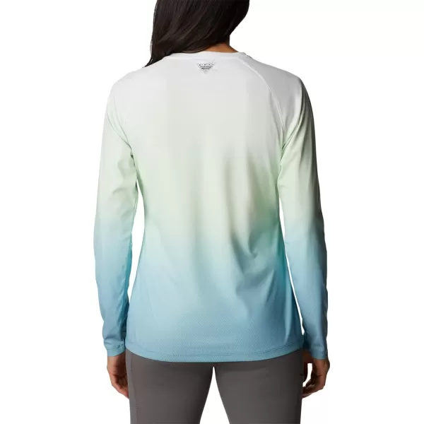 imageColumbia Womens Printed Tidal Deflector Long SleeveDeep MarineGradient Fade