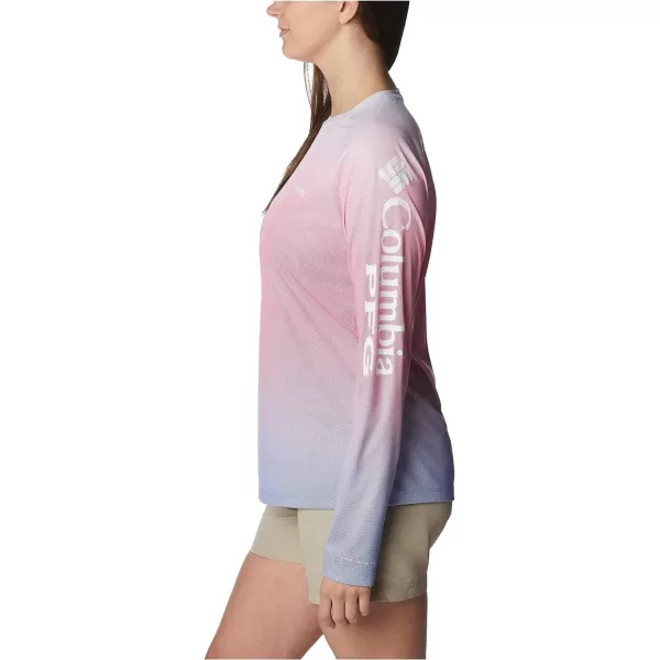 imageColumbia Womens Printed Tidal Deflector Long SleeveViolet Sea Gradient