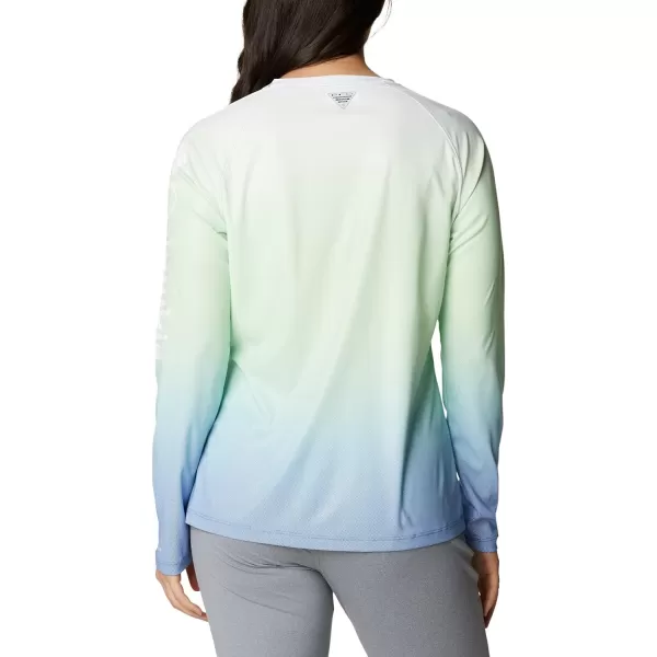 imageColumbia Womens Printed Tidal Deflector Long SleeveVivid Blue Gradient