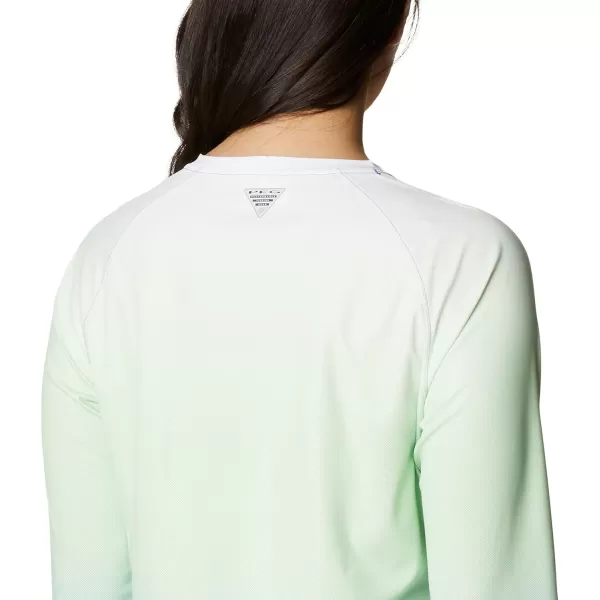 imageColumbia Womens Printed Tidal Deflector Long SleeveVivid Blue Gradient