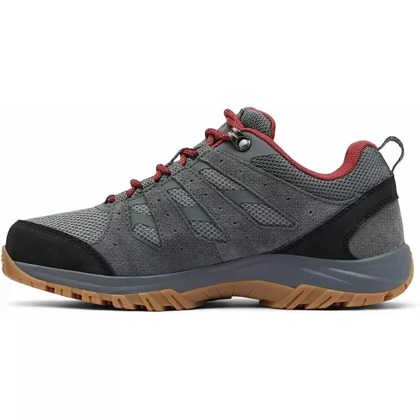 imageColumbia Womens Redmond Iii Waterproof Hiking ShoeTi Grey SteelMarsala Red