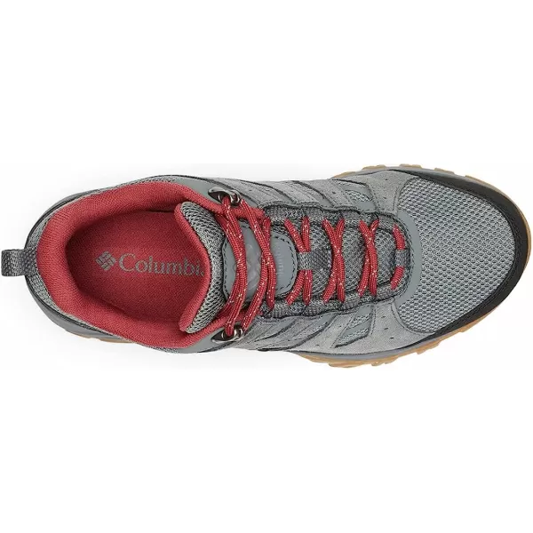 imageColumbia Womens Redmond Iii Waterproof Hiking ShoeTi Grey SteelMarsala Red