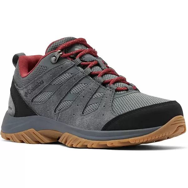 imageColumbia Womens Redmond Iii Waterproof Hiking ShoeTi Grey SteelMarsala Red