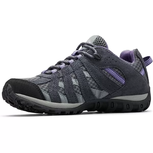imageColumbia Womens Redmond Low Rise Hiking ShoesGraphiteDusty Iris