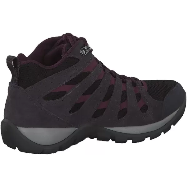 imageColumbia Womens Redmond V2 Mid Waterproof Hiking BootBlackBlack Cherry