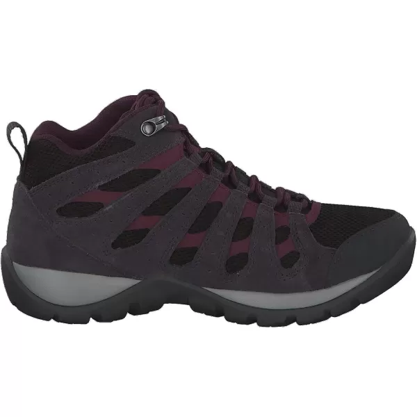 imageColumbia Womens Redmond V2 Mid Waterproof Hiking BootBlackBlack Cherry