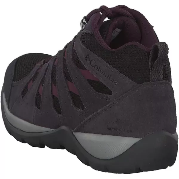 imageColumbia Womens Redmond V2 Mid Waterproof Hiking BootBlackBlack Cherry