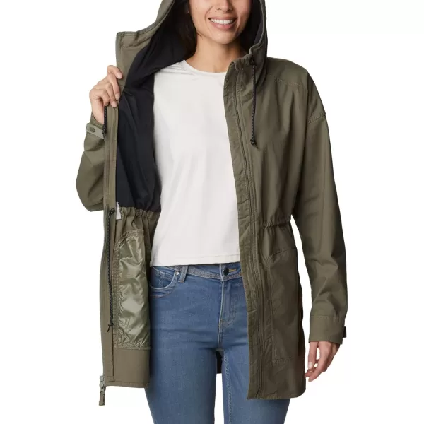 imageColumbia Womens Sage Lake Long Lined JacketStone Green