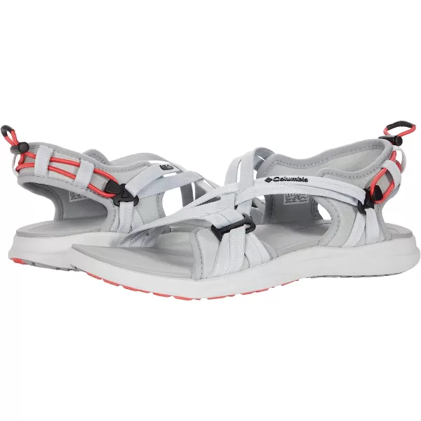 imageColumbia Womens Sandal SportGrey IceRed Coral