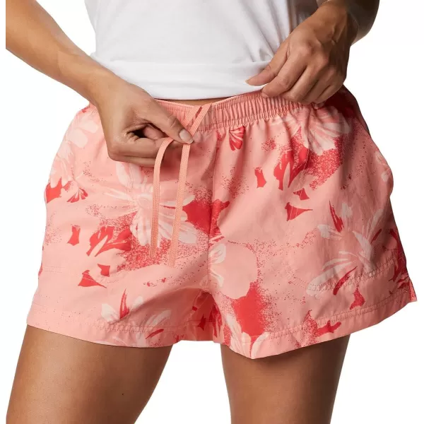 imageColumbia Womens Sandy River Ii Printed ShortCoral Reef Daisy Party