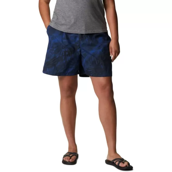 imageColumbia Womens Sandy River Ii Printed ShortLapis Blue Tonal Sunburst Print