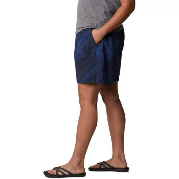 imageColumbia Womens Sandy River Ii Printed ShortLapis Blue Tonal Sunburst Print