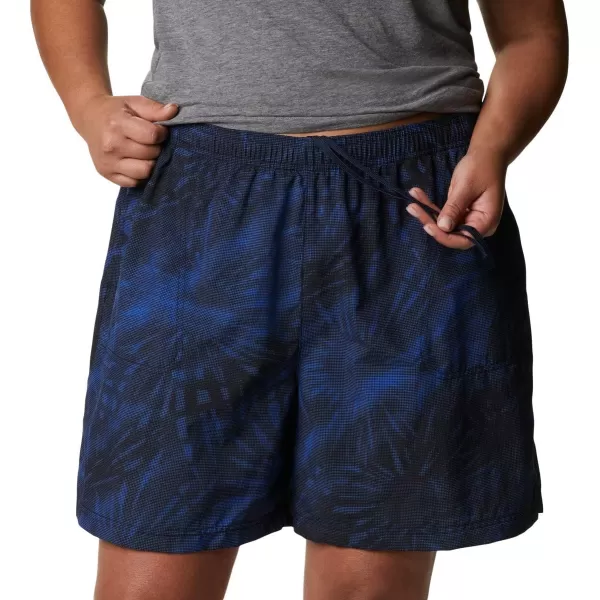 imageColumbia Womens Sandy River Ii Printed ShortLapis Blue Tonal Sunburst Print