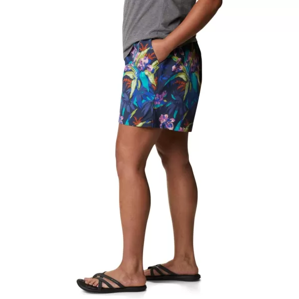 imageColumbia Womens Sandy River Ii Printed ShortLapis BlueMagnolia Print