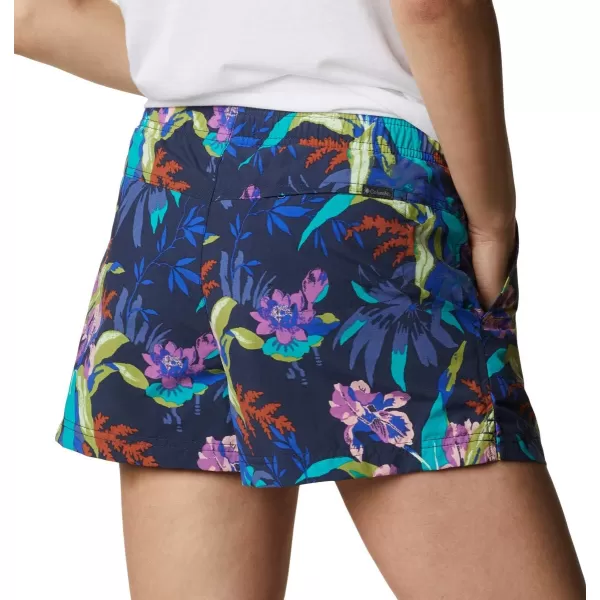 imageColumbia Womens Sandy River Ii Printed ShortLapis BlueMagnolia Print