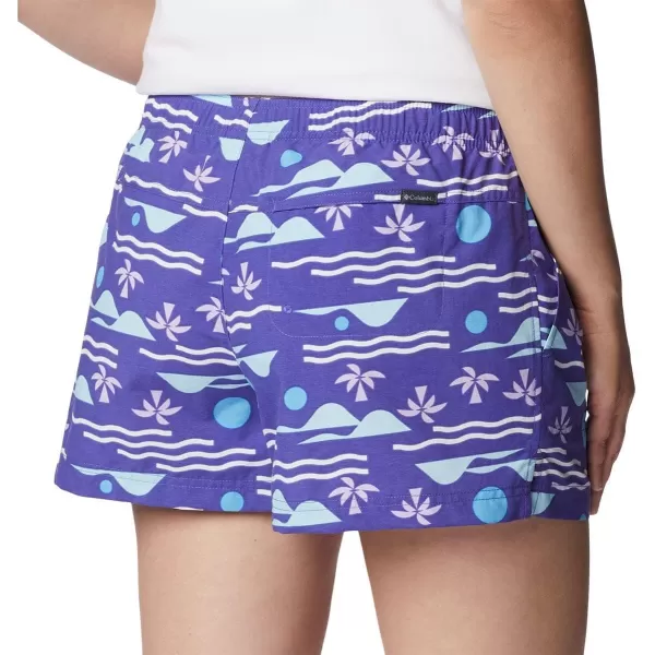imageColumbia Womens Sandy River Ii Printed ShortPurple LotusSeaside Multi