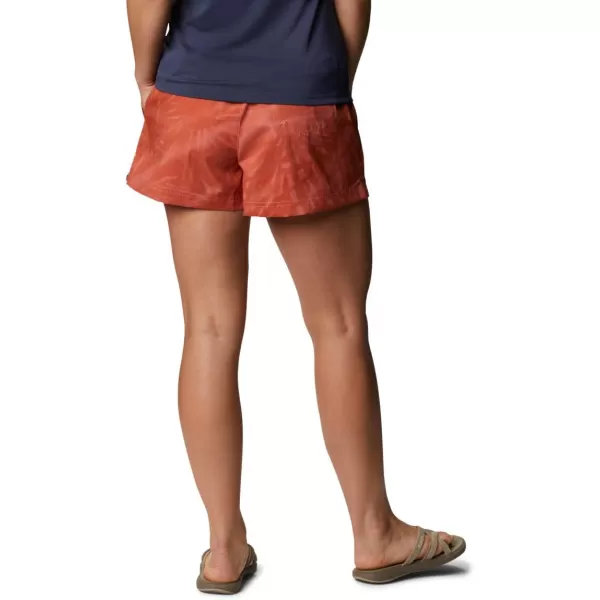 imageColumbia Womens Sandy River Ii Printed ShortSalmon Tonal Sunburst Print