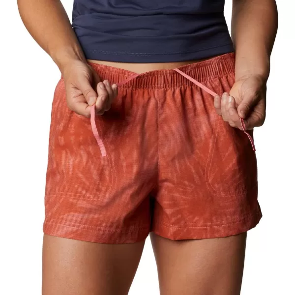 imageColumbia Womens Sandy River Ii Printed ShortSalmon Tonal Sunburst Print