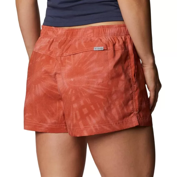 imageColumbia Womens Sandy River Ii Printed ShortSalmon Tonal Sunburst Print