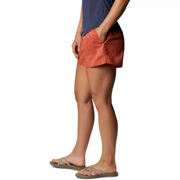 imageColumbia Womens Sandy River Ii Printed ShortSalmon Tonal Sunburst Print