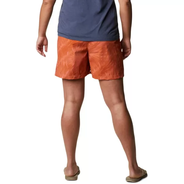 imageColumbia Womens Sandy River Ii Printed ShortSalmon Tonal Sunburst Print