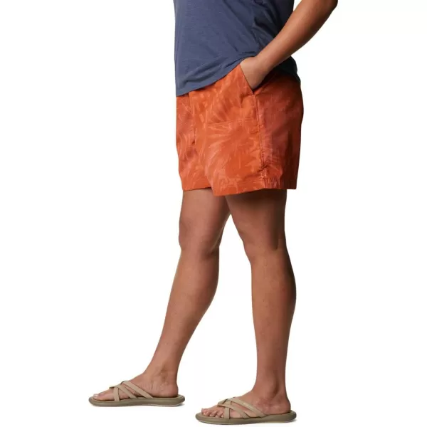 imageColumbia Womens Sandy River Ii Printed ShortSalmon Tonal Sunburst Print