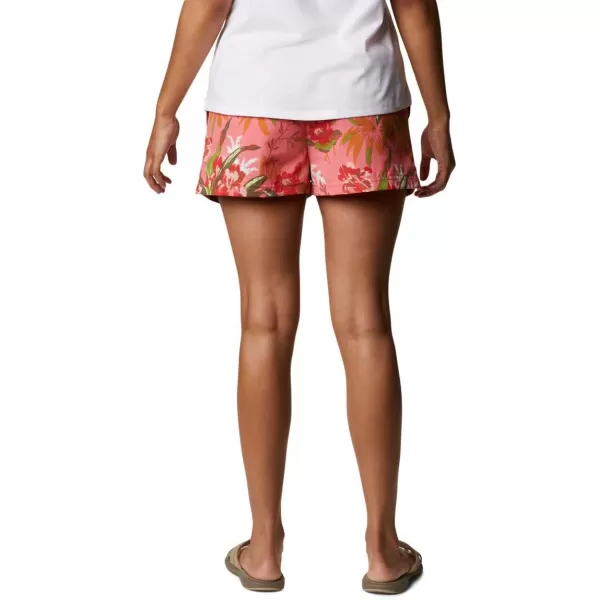 imageColumbia Womens Sandy River Ii Printed ShortSalmonMagnolia Print