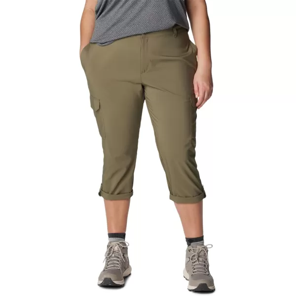 imageColumbia Womens Silver Ridge Utility CapriStone Green
