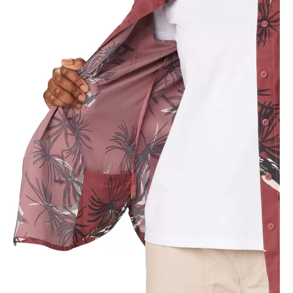 imageColumbia Womens Silver Ridge Utility Patterned Long Sleeve ShirtBeetroot Pinecones