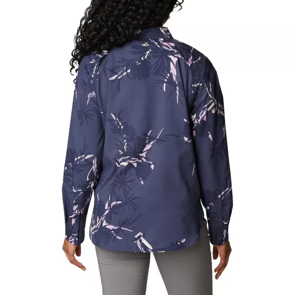 imageColumbia Womens Silver Ridge Utility Patterned Long Sleeve ShirtNocturnal Pinecones
