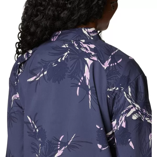 imageColumbia Womens Silver Ridge Utility Patterned Long Sleeve ShirtNocturnal Pinecones