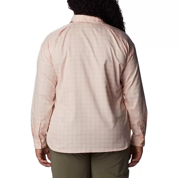 imageColumbia Womens Silver Ridge Utility Patterned Long Sleeve ShirtPeach BlossomPeak Plaid
