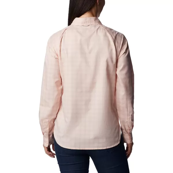 imageColumbia Womens Silver Ridge Utility Patterned Long Sleeve ShirtPeach BlossomPeak Plaid