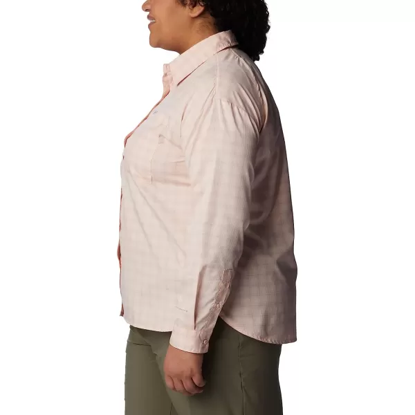 imageColumbia Womens Silver Ridge Utility Patterned Long Sleeve ShirtPeach BlossomPeak Plaid