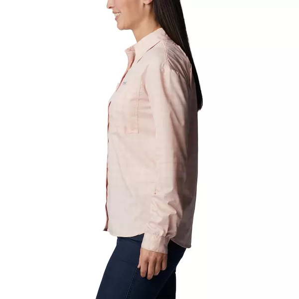 imageColumbia Womens Silver Ridge Utility Patterned Long Sleeve ShirtPeach BlossomPeak Plaid