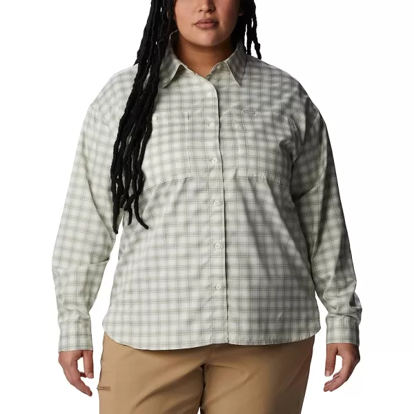 imageColumbia Womens Silver Ridge Utility Patterned Long Sleeve ShirtWhitePeak Plaid